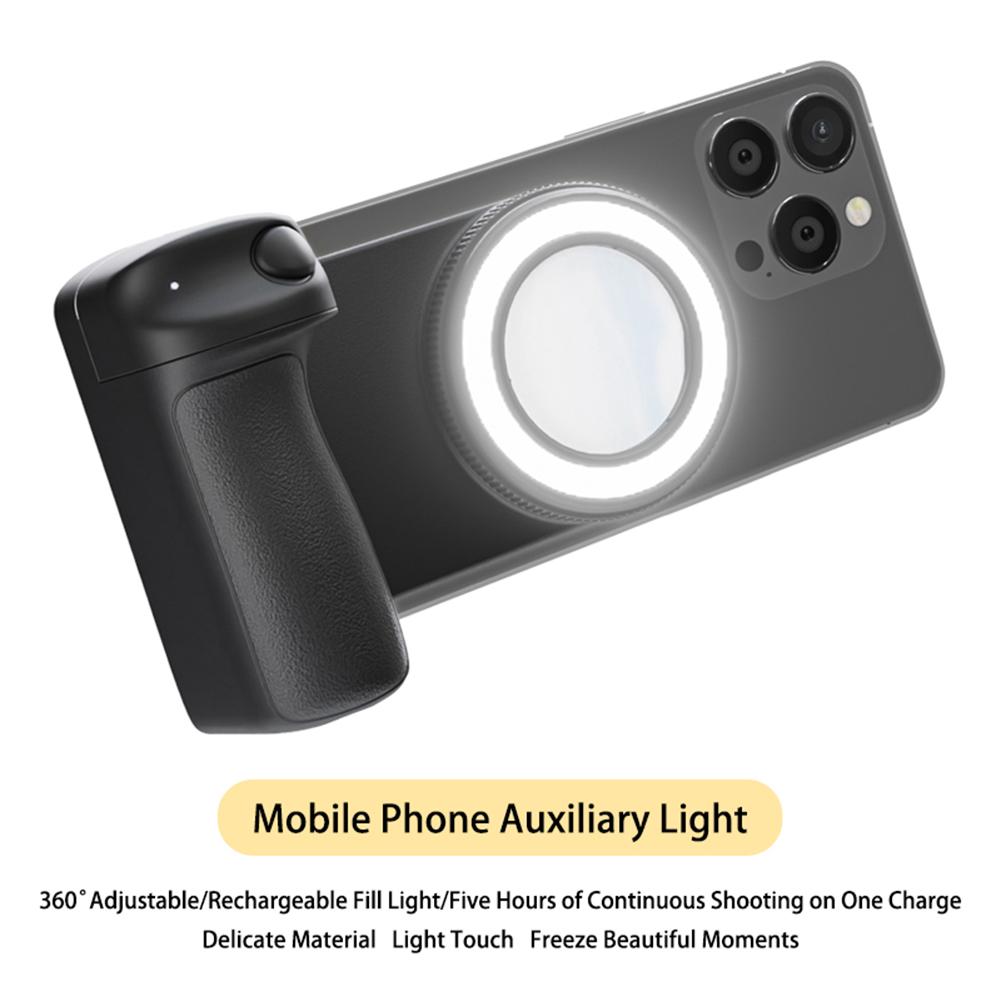 Handle Selfie Grip For iPhone Magsafe Bluetooth Shutter Handle Grip Selfie Stablizer Anti-shake Selfie Booster Holder For iPhone