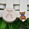 1Pcs Bear Silicone Mold Mini Fondant Mold Cake Decorating Tools Chocolate Mould