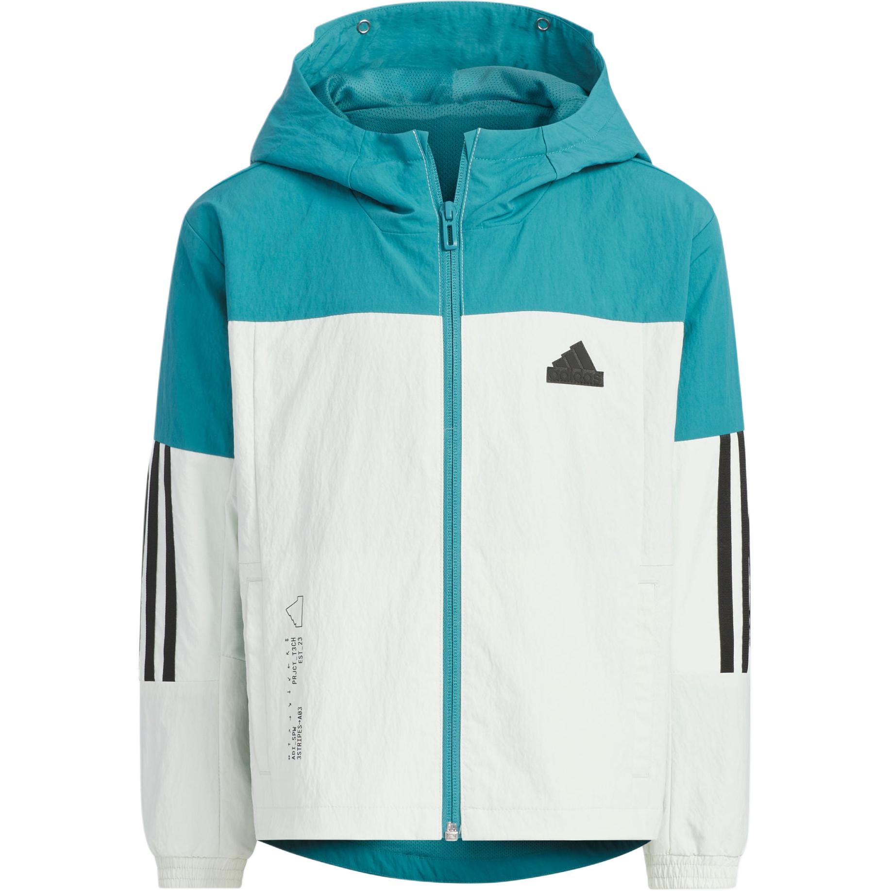 Adidas Jackets & Coats Sportswear URBAN OUTDOOR Ivory White/Arctic Ocean Blue Children Aged 3 7 Years Old JC6897 116
