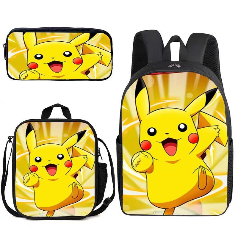 Primary And Secondary School Students Schoolbag Cartoon Backpack Breathable And Wear-Resistant Children'S Backpack Satchel Pencil Bag Set
