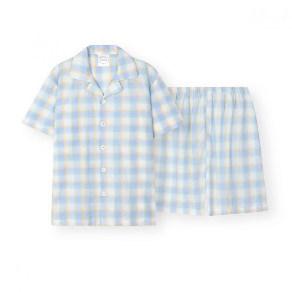 Orcite Men S Short Sleeve Pajama Set H145 Ruri M