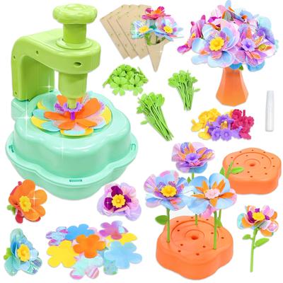 VBACALA Blumenbausteine DIY Bouquet 174 Bauen Handgemachtes Handwerk Enthält Topfpflanze Bunte Form 3D Machen Geburtstagsgeschenk Spielzeug, Teile, Spielzeug, Bausatz, Pflanzen,