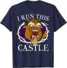 Hitte Mode Casual Disney Belle en het Beest Ik Run Dit Kasteel Doorn Portret T-shirt S-4XL Vier Seizoenen
