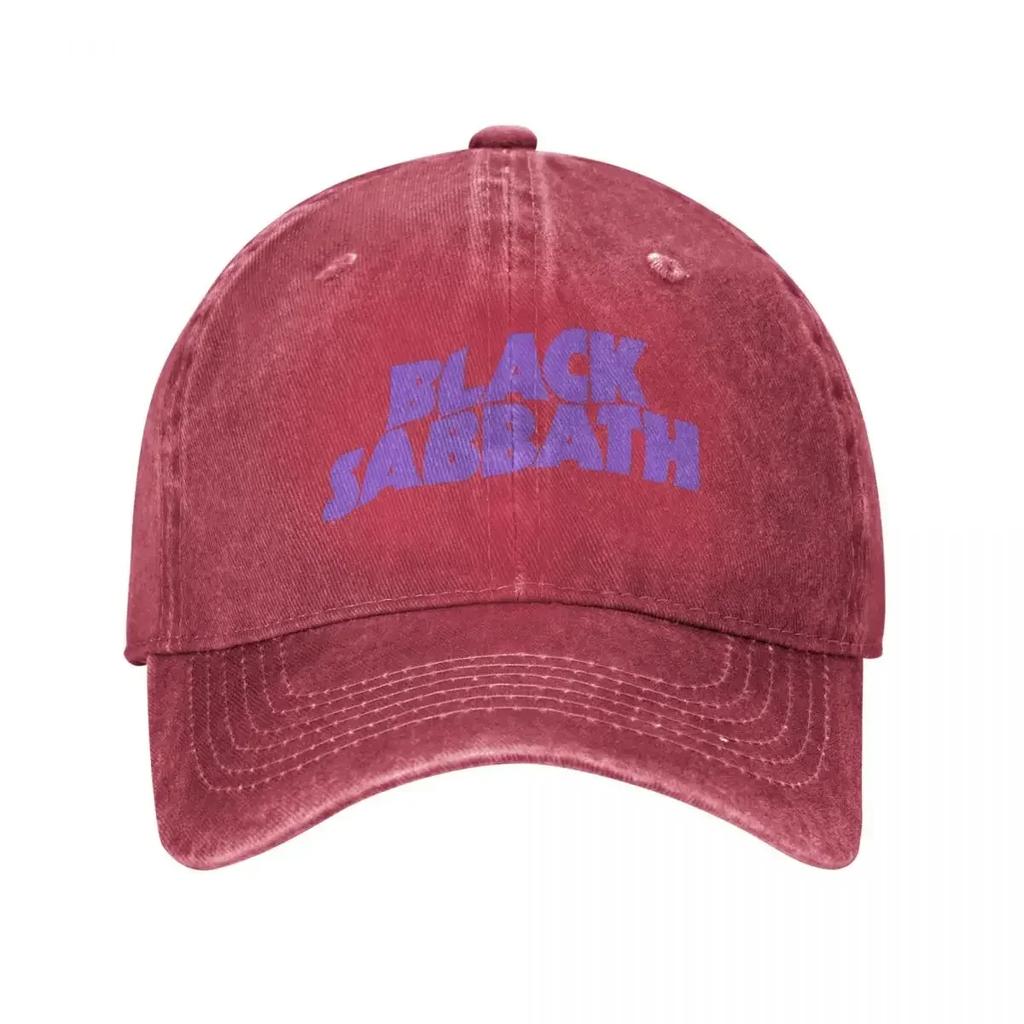 Black Sabbathe Music Baseball Caps Lässige Distressed Washed Rock Kopfbedeckung Unisex Outdoor Workouts Unstrukturierte Soft Caps Hut