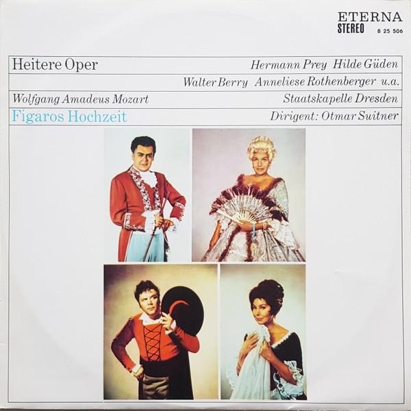 

LP Record WOLFGANG AMADEUS MOZART HERMANN P Figaros Hochzeit 825506 ETERNA 1968 German Dem Classical Used