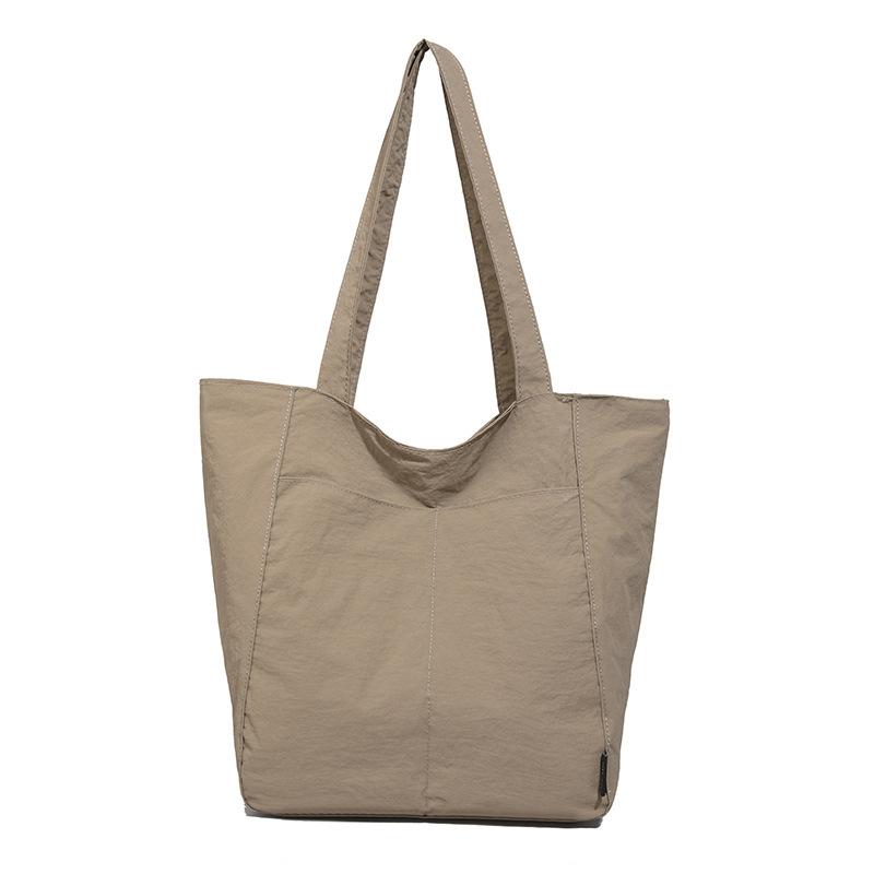 

Нейлоновая сумка Женская сумка-тоут Большая вместимость Сумка на плечо хаки