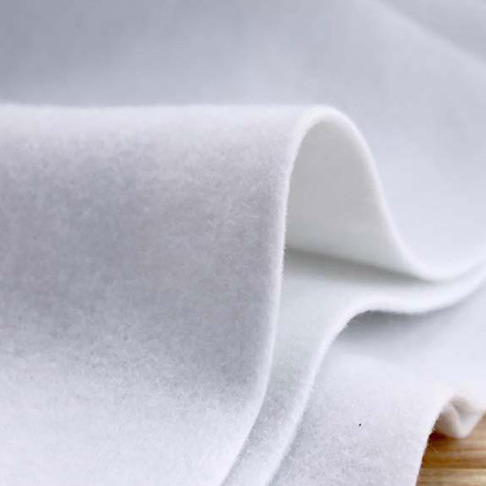 

39in X 19in Fusible Interfacing Iron-On Non-Woven Fabric Single Side For Sewing Cover Stitches on The Back of Zip Project