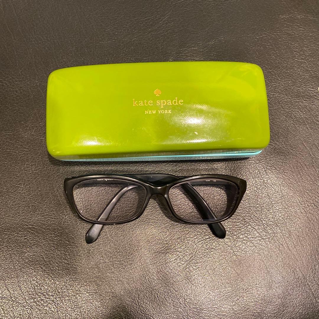 Used katespade glasses frame BRYLIE/F black prescription *Lens replacement required