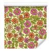 Yellow and Orange Flowers Wallpaper for Living Room and Bedroom 50x1000