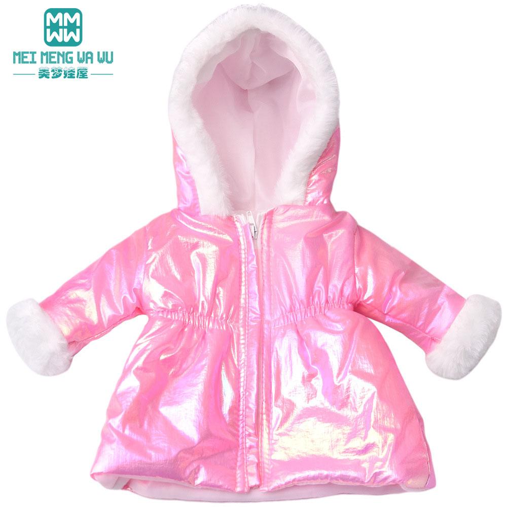Clothes for Dolls Fits 43cm Toy New Born Doll american doll Fashion cotton jacket pink rose red white purple