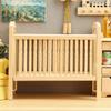 Realistic Baby Dollhouses Miniature Furniture 4.5inch Wooden Cradle Bed For 1/12 Scale Dollhouses Scene Decoration