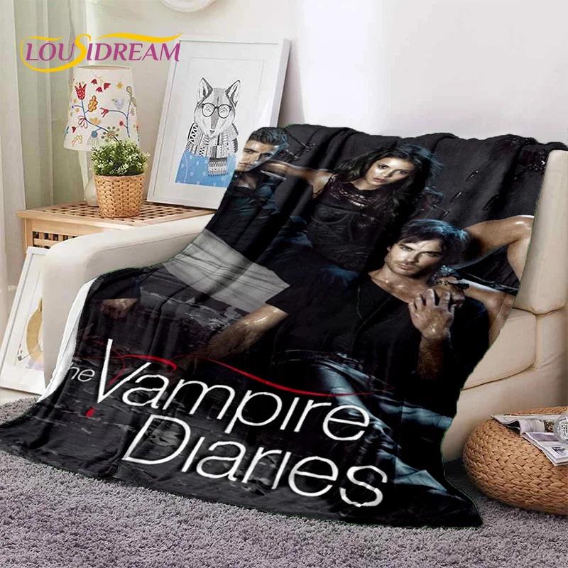 3D Latest The Vampire Diaries Damon Salvatore Soft Flannel Blankets,Throw Blanket Comfortable Blanket for Beds Sofa Home Bedroom