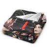 G-Gerard Way MCR  Blanket  Travel Flannel Throw Blanket For Couch Chair Sofa Bed Soft Custom Quality Bedspread Gift