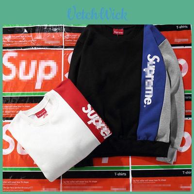 Supreme Letter Print Sweatshirt For Men Casual Sports Wear Fashion