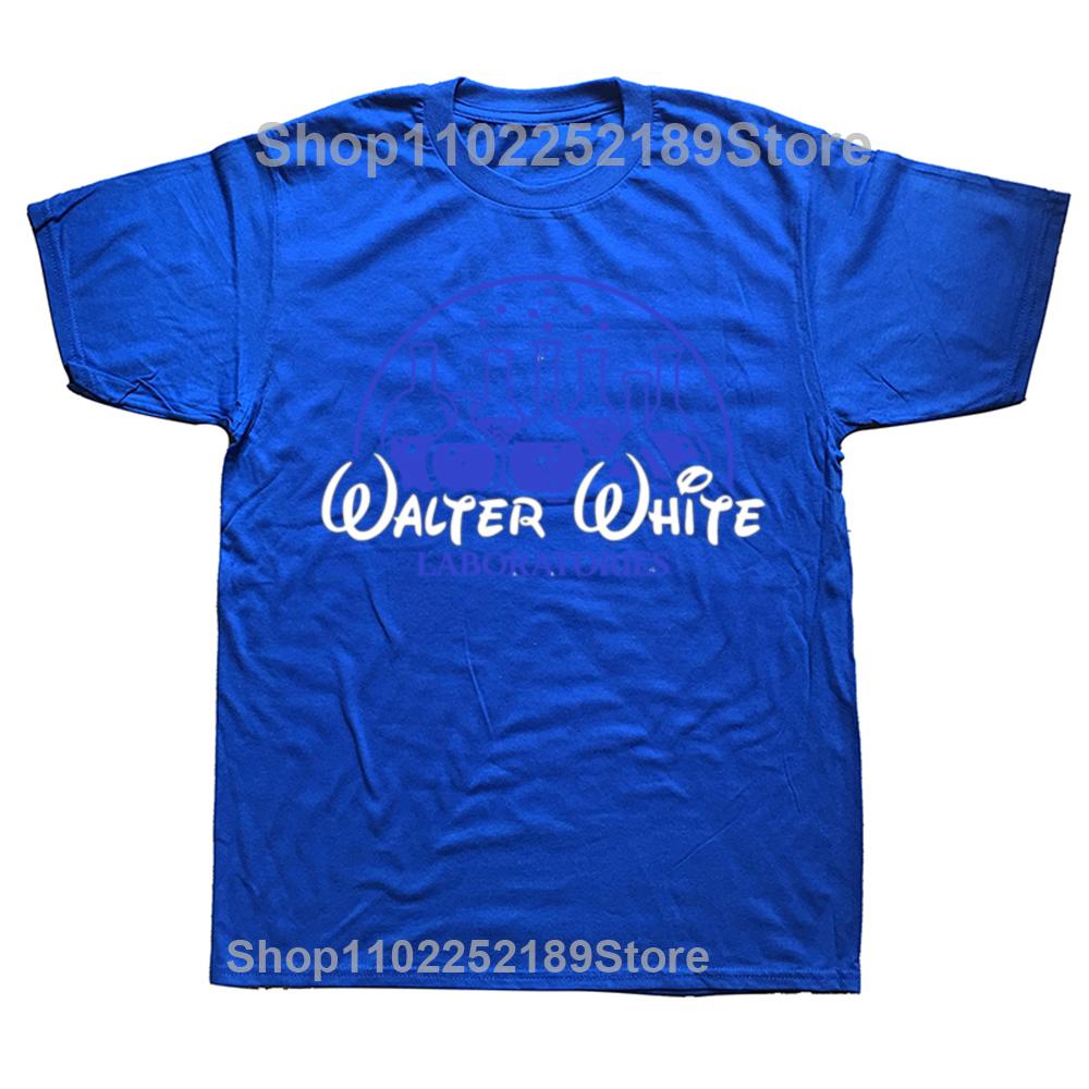 Men's Walter White Laboratories T Shirt Breaking Pinkman Bad Heisenberg Mr White Cotton Tops T-Shirts Breaking Bad Tees