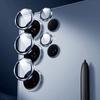 1Set Metal Camera Lens Ring Protector For Samsung Galaxy S26 S25 S24 S23 Ultra Plus Transparent Tempered Glass Rear Lens Cover