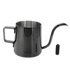 240ml 304 Stainless Steel Slender Pot   Manual Coffee Kettle for Home Restaurant