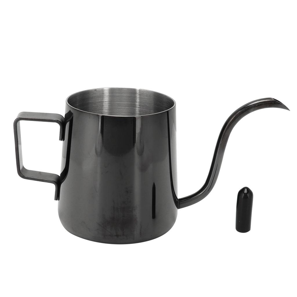 240ml 304 Stainless Steel Slender Pot   Manual Coffee Kettle for Home Restaurant