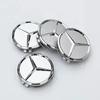 2026 New 4PCS 75mm Metal Emblem Car Wheel Center Hub Cap Cover Badge For Mercedes Benz AMG GLK GLE GLC W203 W206 W220 W205 W211 W212 W201