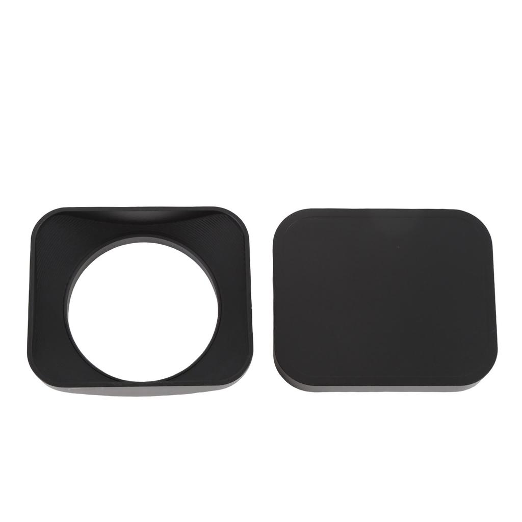 Camera Lens Hood Aluminium Alloy Accurate CNC Fine Processing Lens Hood Shade Protector with Cap