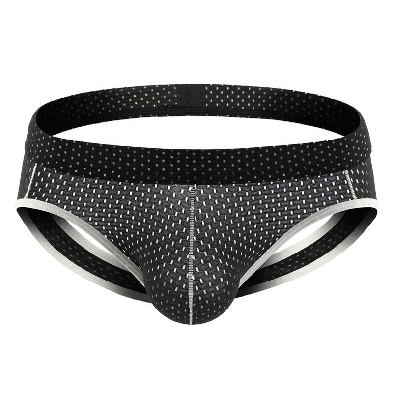 Sexy  Men's Jock Strap Breathable Underwear Backless Jockstrap Briefs Underpants Thong