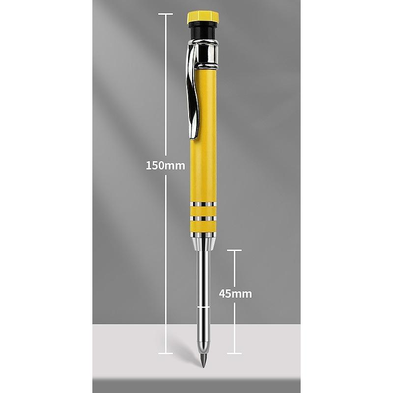 1pc Long Head Marker Marking Pen Permanent Paint Pen Set For Woodworking Decoration Deep Hole Marker Stationery Art Supplies