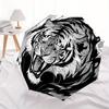 1pc Tiger Wildcat Auto Open/close Leisure Umbrella, 8-Rib sturdy structure, Portable Travel Umbrella, Parties, Everyday Use, Outdoor Accesso