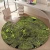 1pc Tree Rings Growth Office Round Area Rug, Indoor Mat Suitable ForOffice, Under Office Chairs Bedroom Living Room Home Decor, Room Decot029