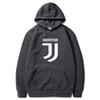 Mens Oversized Hooded Sweatshirt With Letter Print Winter Thick Fleece-Lined Cotton Blend Pullover Streetwear Sports