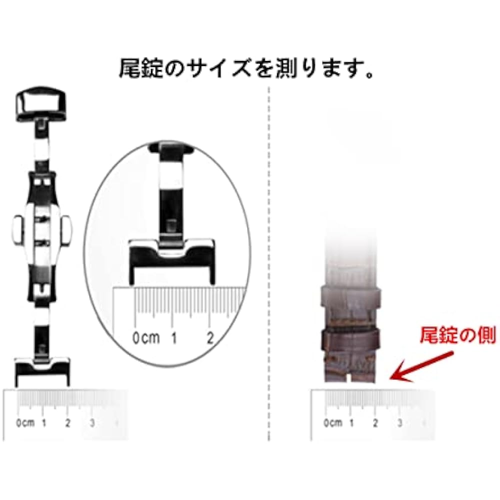 [Nywing] 18mm 20mm Omega Buckle OMEGA Stainless Steel Watch Strap D Buckle Double/Double Opening ...