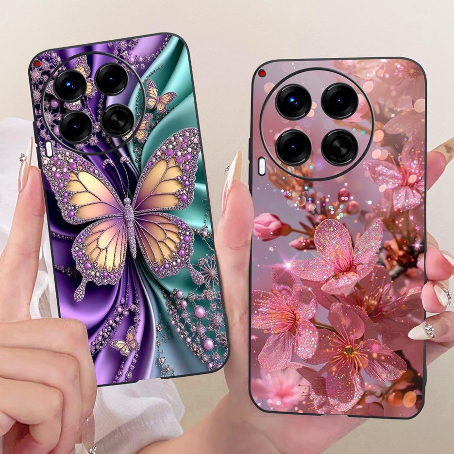 For Tecno Camon 30 Premier Case CL9 Luxury Butterfly Painted Cover Soft TPU Phone Case For Tecno Camon 30 Pro 5G Camon30 4G Bags