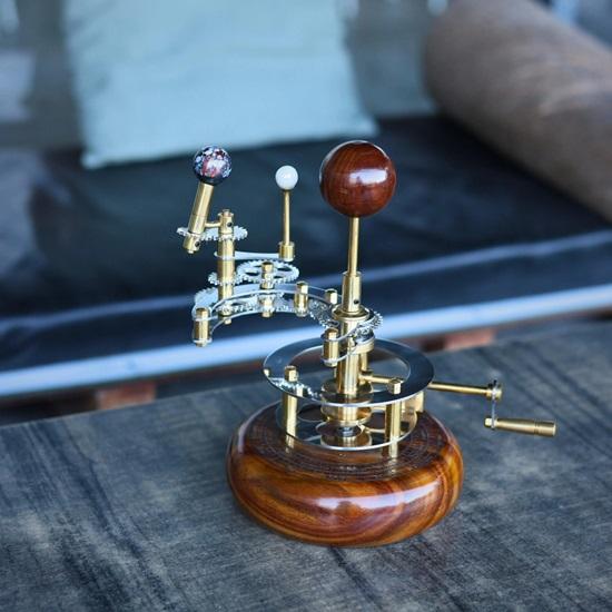 22.86 Cm Orrery, Book Shelves Home Décor Solar System Model Perfect House Warming Gift, Gift for Husband, Tellurion