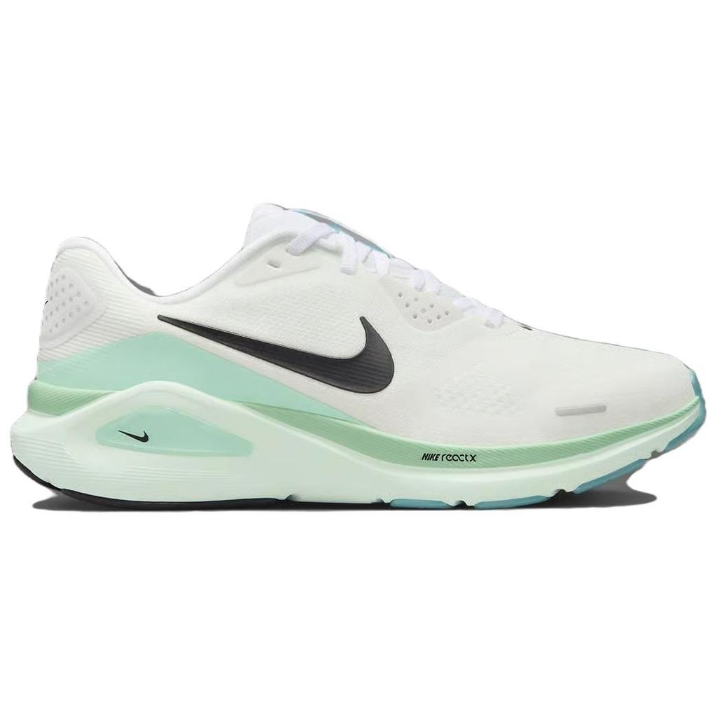 Nike Structure 26 White Black Barely Green Women's Running Shoes HJ1101-100
