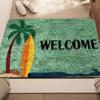 Summer Beach Surfboard Flannel Rug Welcome Doormat Non-slip Soft Floor Mat for Entryway Bathroom Living Room Home Decor Carpet