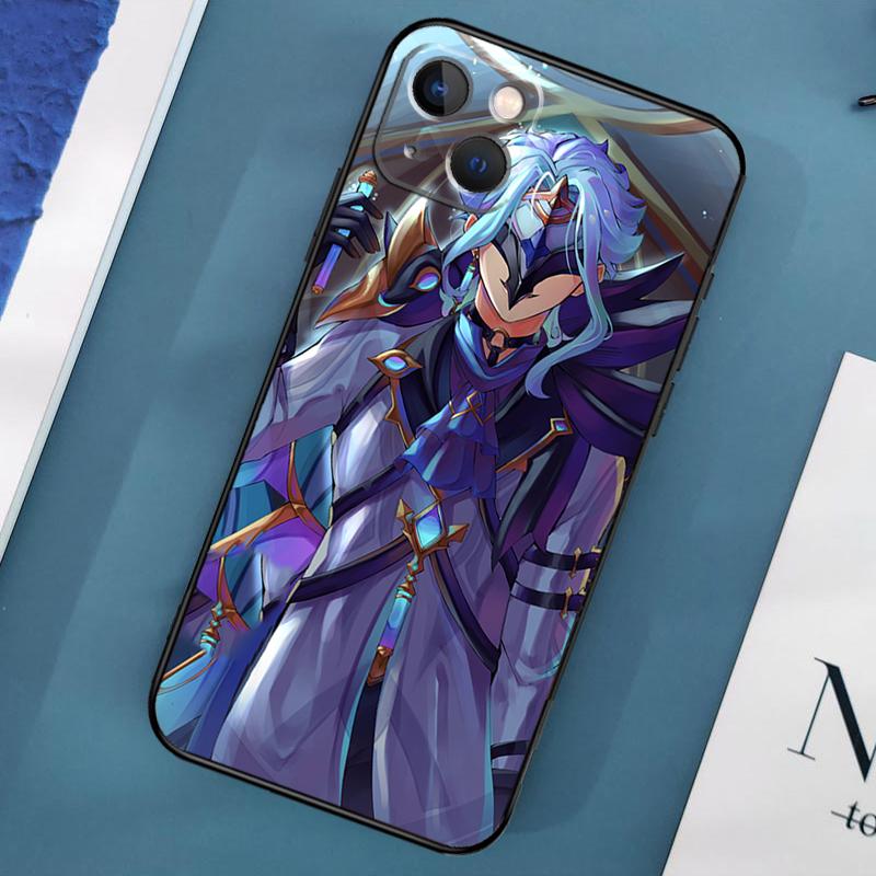 

Чехол аниме Genshin IL DOTTORE для iPhone 15 11 12 13 14 Pro Max 12 13 Mini X XS Max XR 7 8 Plus SE 2020 Cover Coque iPhone X XS