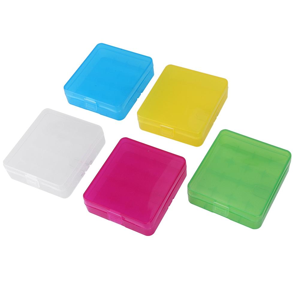 

5шт портативный аккумуляторный ящик контейнер 4*18650 батареи аккумуляторный ящик