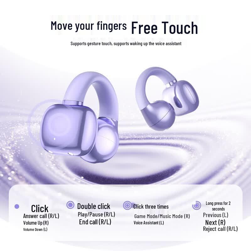 Newman S7 AI Smart Ear-Clip Bluetooth Sports Earbuds