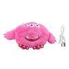 Plush Squeaky Pet Toy Rechargeable Soft Comfortable Cute Interesting Interactive Pet Toy for Pet Supplies Rose Red