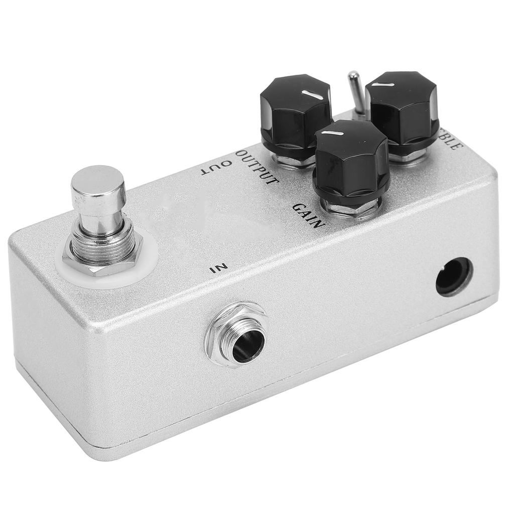 Overdrive-Effekt 2 Sprachmodi Höhenausgangsverstärkungsregler Effekte E-Gitarrenzubehör