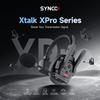 SYNCO XTalk XPro5 Wireless Headset Intercom System with Random Master 500m Operating AI Noise Reduction for Filming and Live Shows 2.4GHz Microphone,