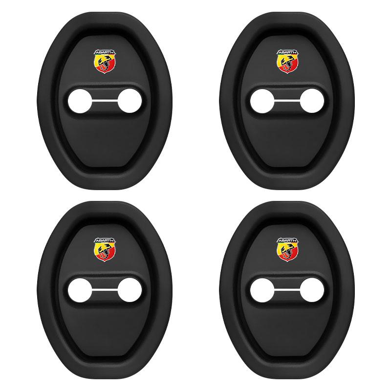 

4Pcs Car Door Groove Cushion Silicone Gel Anti-Collision Protective Cover for Abbas 695 595 500 competizione 124 Spider PUNTO