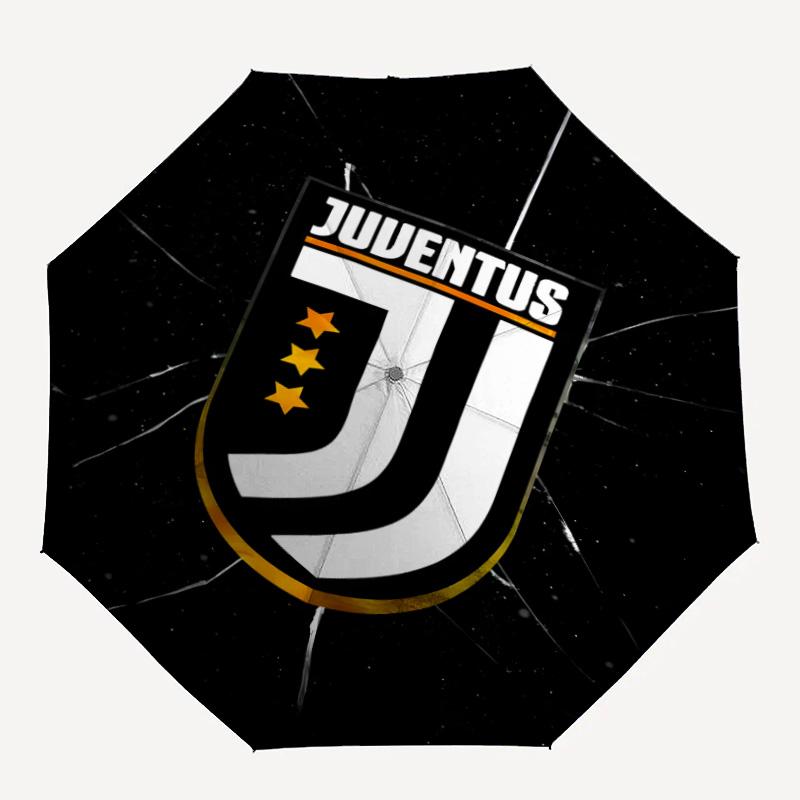 1pc Juventus Umbrella, Sun Protection, And UV Shielding. It Has Eight Sturdy Ribs for Outdoor Use And Perfect As a Holiday Gift