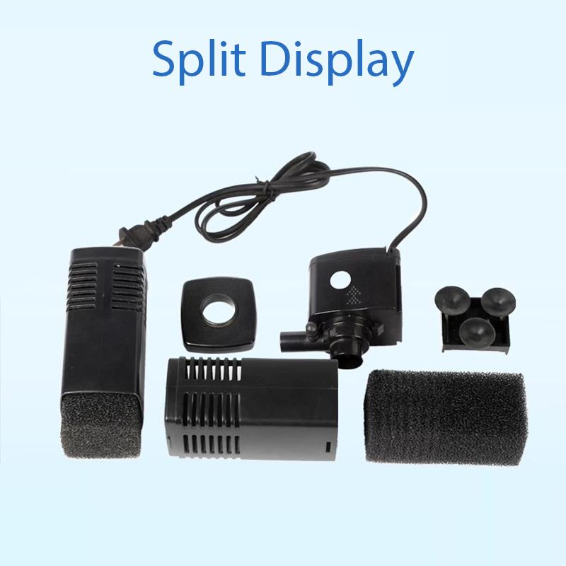 2000/3000F Aquarium Filter Pump Fish Tank Submersible Silent Air Oxygen Aerator Water Change Pump Aquarium Air Pump 220-240V