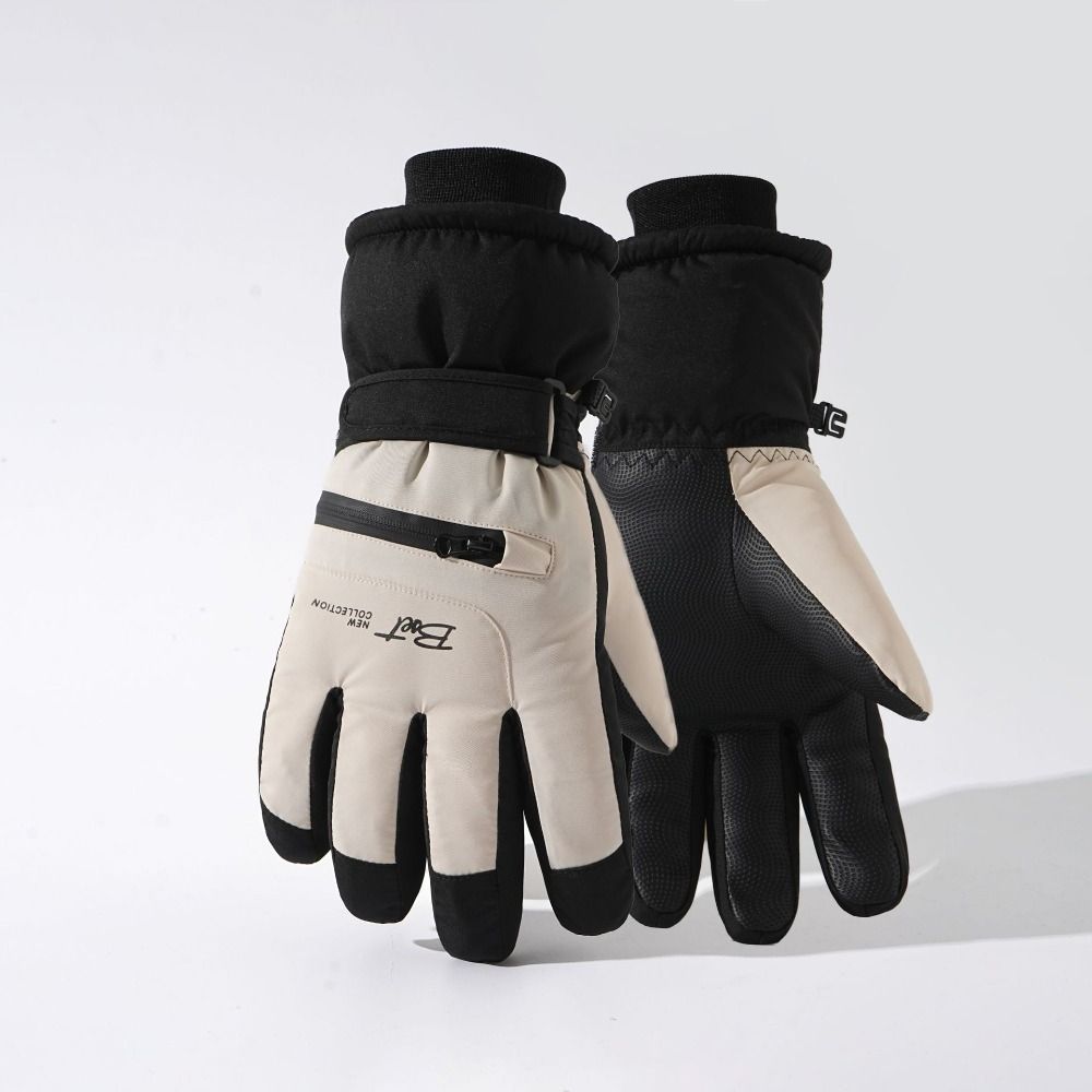 Full Finger Ski Gloves Thicken Winter Warm Gloves Waterproof Winter Gloves Women