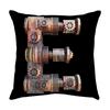 Luxury Home Decor Pillow Cover Car Living Room Sofa Cushion Cover Mechanical Style Letter Pattern Cushion Cover