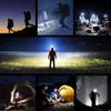 Portable LED Powerful Headlamp Waterproof Adjustable Rechargeable Built In Battery Headlamp for Outdoor Camping Fishing Hiking