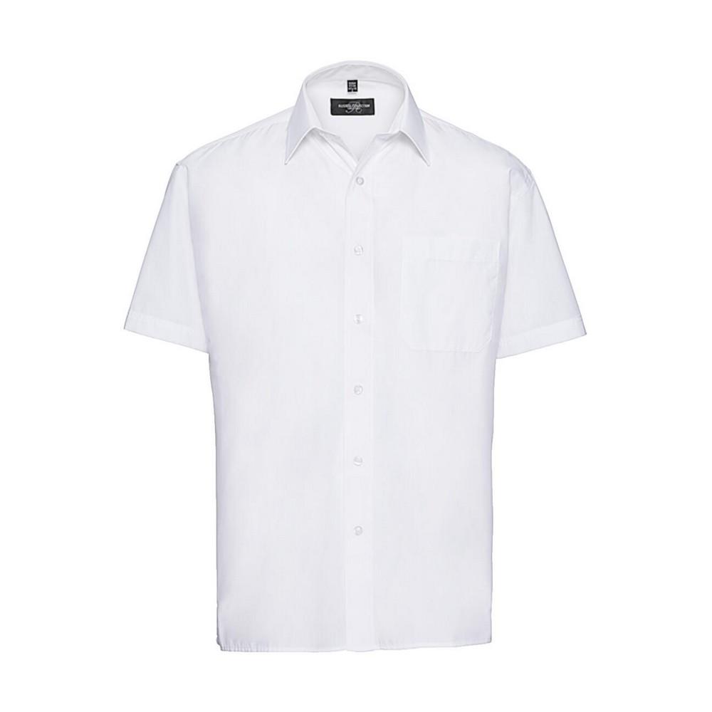 Russell Collection Mens Poplin Shirt