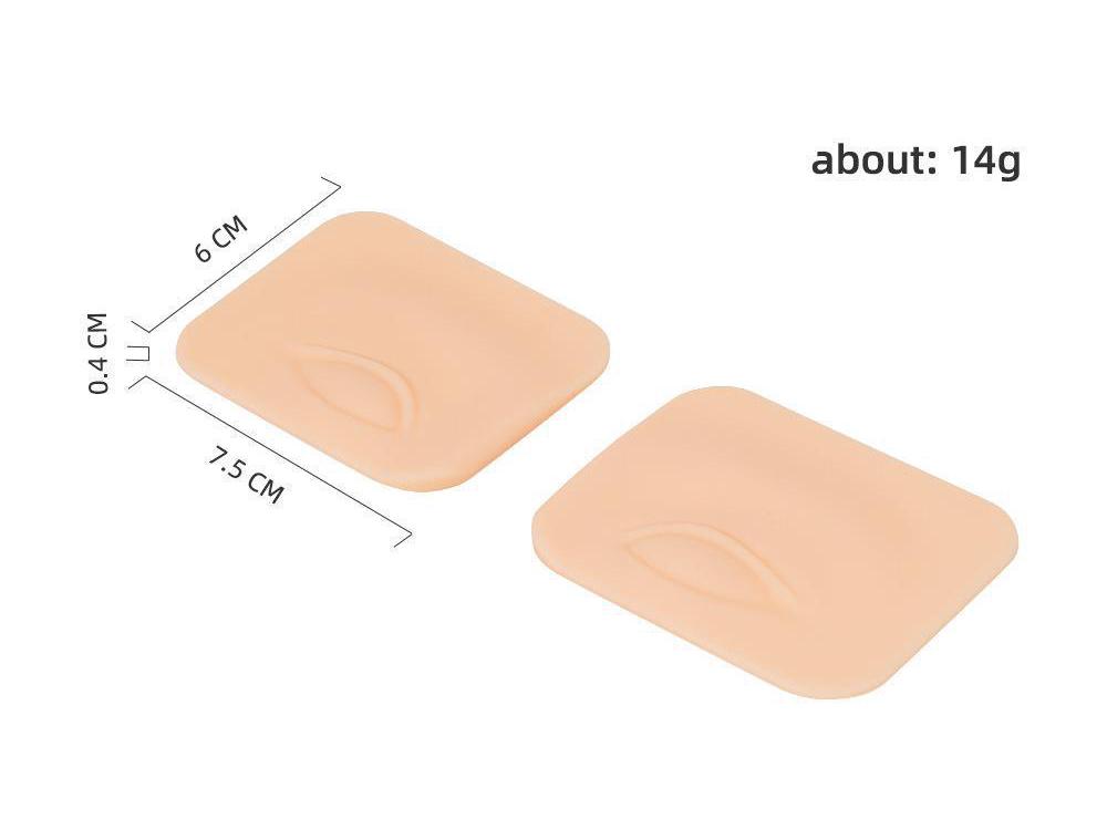 3D Silicone Practice Skin for Microblading Eyebrow & Eyeliner