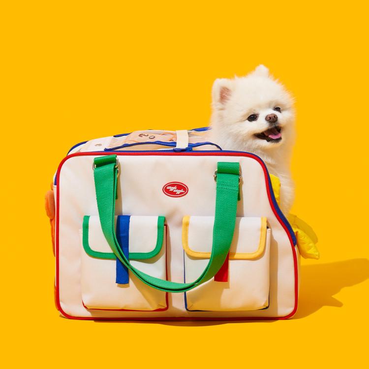 wiggle wiggle x pethroomコラボ 犬用 キャリーバッグ wiggle wiggle x pethroomコラボ 犬用 キャリーバッグ