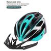Fahrradhelm für Erwachsene mit LED-Rücklicht. Leichter und belüfteter Mountainbike-Helm mit abnehmbarem Visier